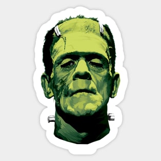 The Monster (Classic Greens Version) Sticker